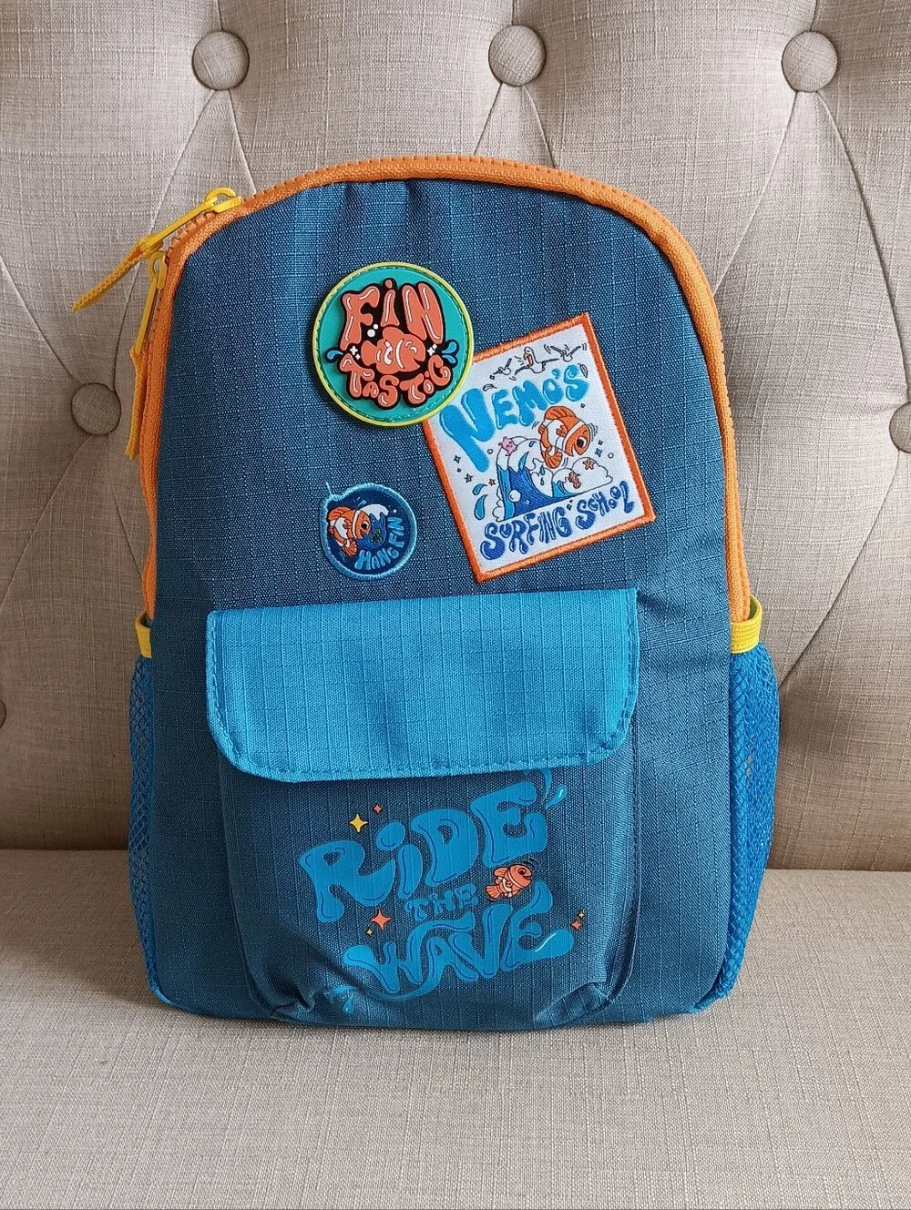 NWT Exclusive Disney Epcot Finding Nemo Ride The Wave Crossbody Sling Backpack